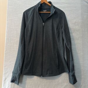 Old Navy Active Go-Dry Jacket Long Sleeve Zip Up Blue Women’s Sz L